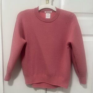 🎀 Zara Knitwear Fancy Collection Pink Sparkle Sweater Girls Size 8✨
